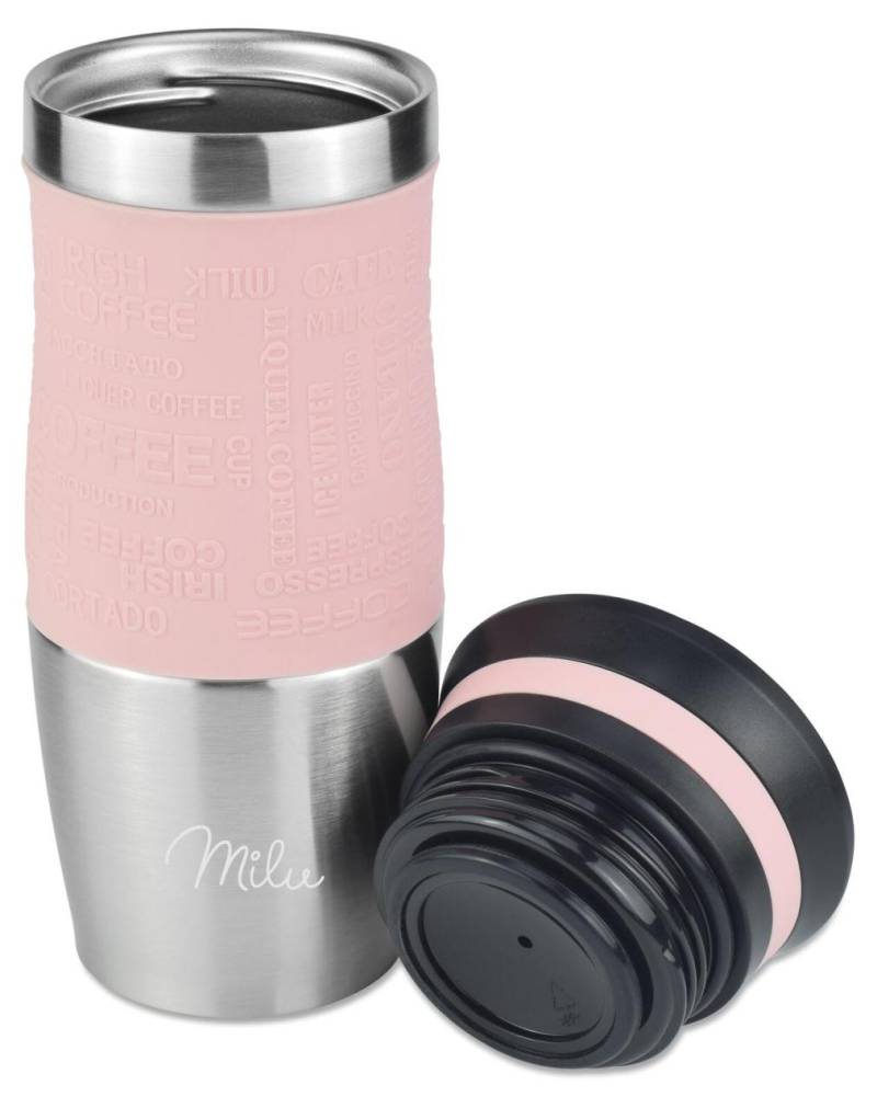 Milu Isolierbecher 370 ml rosa von Milu