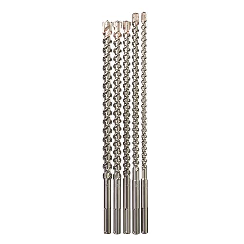 Estuche de plástico de 5 piezas SDS-Max 16 / 18x540mm y 20/22 / 25x520mm von Milwaukee