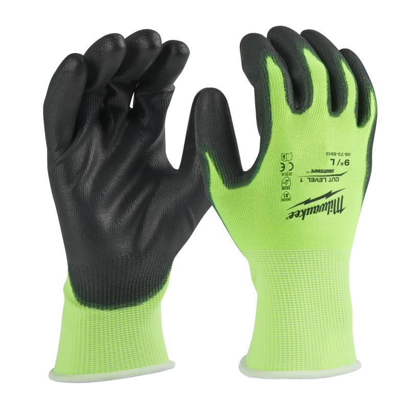 MILWAUKEE® Hi-Vis Cut A Handschuhe 9/L von Milwaukee