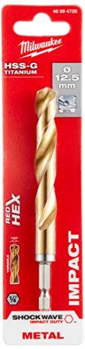 MILWAUKEE T48894728 Metallbohrer mit Hex-Eingang Hss-G 12,5X 128Mm von Milwaukee