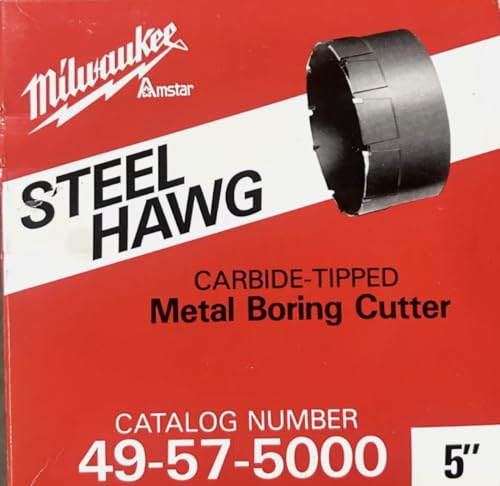 Milwaukee 49-57-5000 Hawg Stahl 12,7 cm Durchmesser 5 Zoll Tiefe Gewindestange Ringfräser Milwaukee 49-57-5000 Hawg Stahl 12,7 cm Durchmesser 5 Zoll Tiefe Gewindestange Ringfräser von Milwaukee