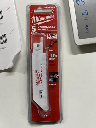 Milwaukee Hackzall Mini-Säbelsägeblatt, 10,2 cm, Weiß, 5 Stück Milwaukee Hackzall Mini-Säbelsägeblatt, 10,2 cm, Weiß, 5 Stück von Milwaukee