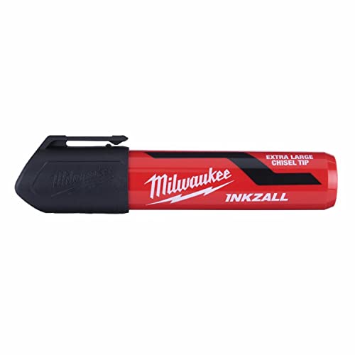 Milwaukee Markierstift, Meißelspitze, Schwarz, Qualitätsprodukt von Milwaukee