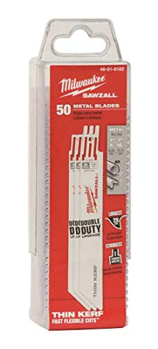 Milwaukee Milwaukee 48-01-6182 Super Sawzall Sägeblatt, 14 Zähne pro Zoll, 15,2 cm Länge Milwaukee Milwaukee 48-01-6182 Super Sawzall Sägeblatt, 14 Zähne pro Zoll, 15,2 cm Länge von Milwaukee