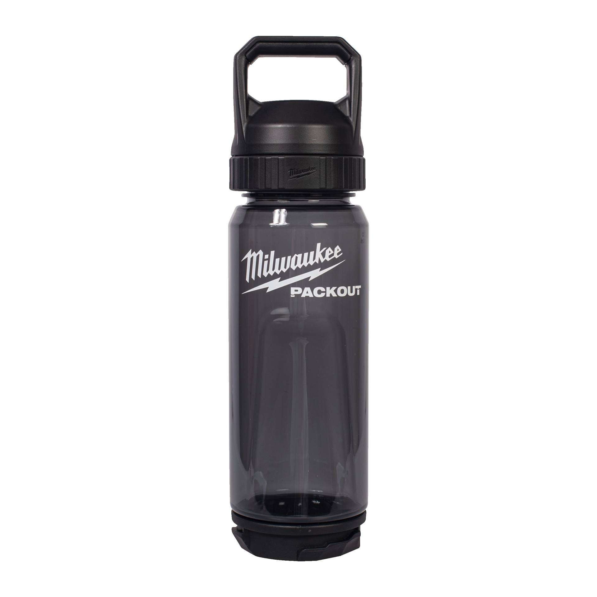 Milwaukee PACKOUT 740 ml Plastikflasche mit Chug-Deckel Schwarz Milwaukee PACKOUT 740 ml Plastikflasche mit Chug-Deckel Schwarz von Milwaukee