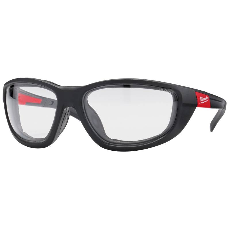 Milwaukee Sicherheitsbrille Premium mit Abdichtung klar von Milwaukee
