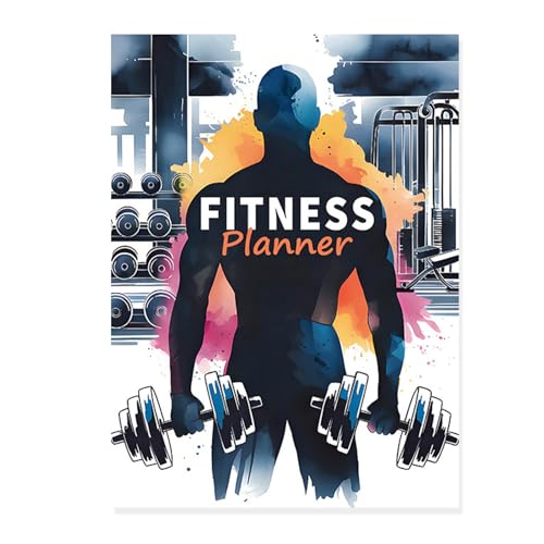 Mimoqk Fitness Planer, Workout Tracker Journal | Bodybuilding Diary Notebook | Bodybuilding Diary Notebook wöchentlich monatlich | Übungsaufzeichnungstagebuch für die von Mimoqk