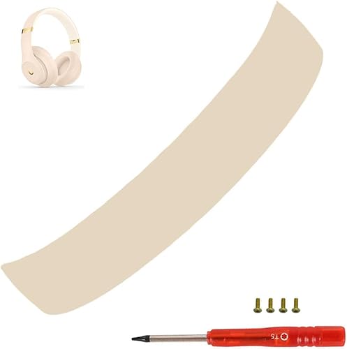 MinHutYa Ersatz-Kopfbügel-Reparaturteile für Studio 3, kompatibel mit Beats Studio3 Wireless Studio 2.0 Wireless Over-Ear-Kopfhörern (Desert Sand) von MinHutYa