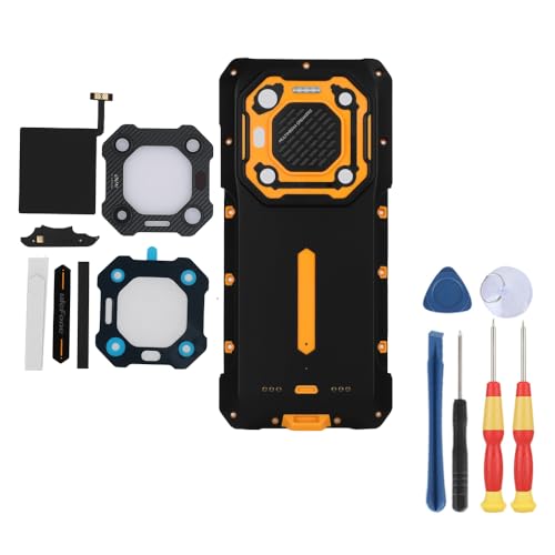 MinTroSD Akkudeckel Rückschale für Ulefone Armor 26 UItra Reparatur-Ersatzzubehör (Orange) (ohne Gegensprechanlage) von MinTroSD