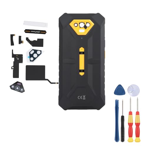 MinTroSD Akkudeckel Rückschale für Ulefone Armor X13 Reparatur-Ersatzzubehör (Orange) von MinTroSD