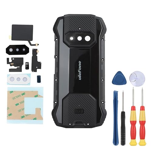 MinTroSD Akkudeckel für Ulefone Armor 15, Reparatur-Ersatzzubehör, Schwarz von MinTroSD