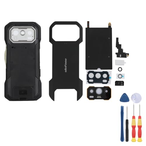 MinTroSD Akkudeckel für Ulefone Armor 27 Pro Reparatur-Ersatzzubehör (schwarz) von MinTroSD