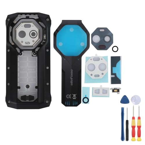 MinTroSD Akkudeckel für Ulefone Armor Mini 20 Pro Reparatur-Ersatzzubehör (schwarz) von MinTroSD