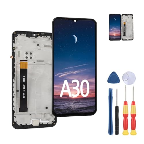 MinTroSD Touchscreen für Cubot A30 LCD-Display, ersetzt Teile mit Werkzeug (mit Rahmen) von MinTroSD