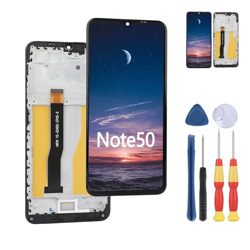 MinTroSD Touchscreen für Cubot Note 50 LCD-Display, ersetzt Teile mit Werkzeug. (mit Rahmen) von MinTroSD