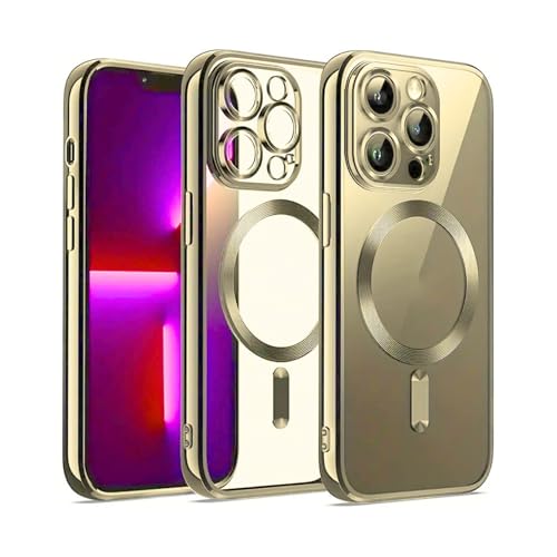 MinXpert für iPhone 13 Pro Max TPU-Polycarbonat-Hülle, MagSafe-kompatibel, transparente Handyhülle, stoßfest, Kratzfest, Kameraschutz, schlankes Design, vergilbungsfrei, kabelloses Laden MinXpert für iPhone 13 Pro Max TPU-Polycarbonat-Hülle, MagSafe-kompatibel, transparente Handyhülle, stoßfest, Kratzfest, Kameraschutz, schlankes Design, vergilbungsfrei, kabelloses Laden von MinXpert