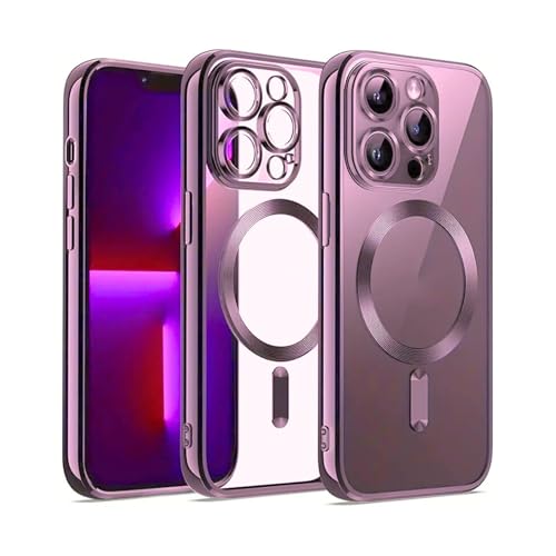 MinXpert für iPhone 14 Plus / 15 Plus TPU-Polycarbonat-Hülle, MagSafe-kompatibel, transparente Handyhülle, stoßfest, Kratzfest, Kameraschutz, schlankes Design, vergilbungsfrei, kabelloses Laden MinXpert für iPhone 14 Plus / 15 Plus TPU-Polycarbonat-Hülle, MagSafe-kompatibel, transparente Handyhülle, stoßfest, Kratzfest, Kameraschutz, schlankes Design, vergilbungsfrei, kabelloses Laden von MinXpert