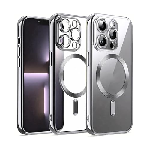 MinXpert für iPhone 14 Pro Max TPU-Polycarbonat-Hülle, MagSafe-kompatibel, transparente Handyhülle, stoßfest, Kratzfest, Kameraschutz, schlankes Design, vergilbungsfrei, kabelloses Laden MinXpert für iPhone 14 Pro Max TPU-Polycarbonat-Hülle, MagSafe-kompatibel, transparente Handyhülle, stoßfest, Kratzfest, Kameraschutz, schlankes Design, vergilbungsfrei, kabelloses Laden von MinXpert