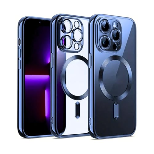 MinXpert für iPhone 16 Pro Max TPU-Polycarbonat-Hülle, MagSafe-kompatibel, transparente Handyhülle, stoßfest, Kratzfest, Kameraschutz, schlankes Design, vergilbungsfrei, kabelloses Laden MinXpert für iPhone 16 Pro Max TPU-Polycarbonat-Hülle, MagSafe-kompatibel, transparente Handyhülle, stoßfest, Kratzfest, Kameraschutz, schlankes Design, vergilbungsfrei, kabelloses Laden von MinXpert