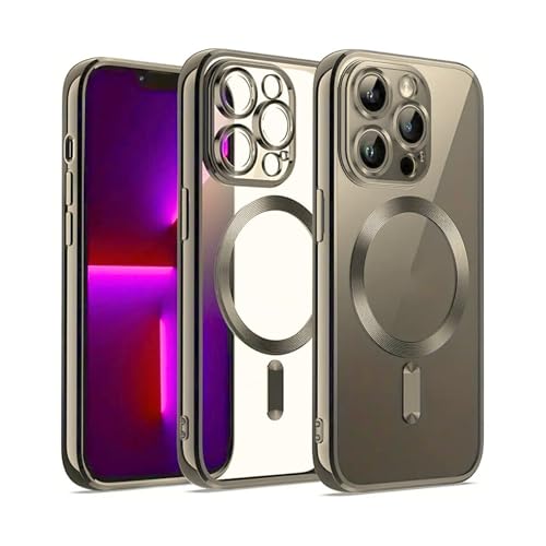 MinXpert für iPhone 16 Pro TPU-Polycarbonat-Hülle, MagSafe-kompatibel, transparente Handyhülle, stoßfest, Kratzfest, Kameraschutz, schlankes Design, vergilbungsfrei, kabelloses Laden MinXpert für iPhone 16 Pro TPU-Polycarbonat-Hülle, MagSafe-kompatibel, transparente Handyhülle, stoßfest, Kratzfest, Kameraschutz, schlankes Design, vergilbungsfrei, kabelloses Laden von MinXpert