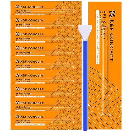 Minadax APS-C Sensor Reinigung 16mm Mikrofaser Swabs 10 Stück Staubfrei KF von Minadax