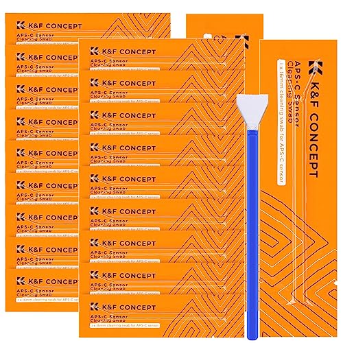 Minadax APS-C Sensor Reinigung 16mm Mikrofaser Swabs 20 Stück Staubfrei KF von Minadax