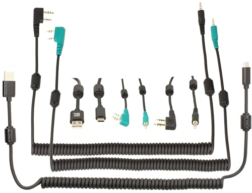 Minadax DIGIRIG Mobile Digital Kabel SET + USB Kabel | Kompatibel mit Baofeng Kennwood Wouxun und andere HTs von Minadax