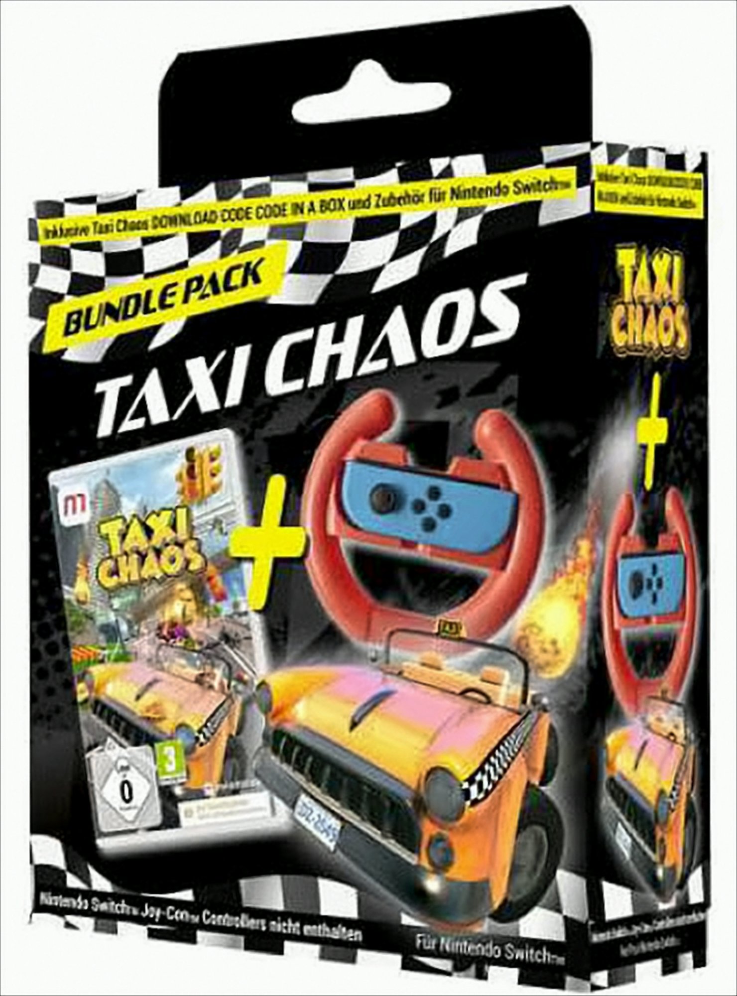 Taxi Chaos + Racing Wheel Bundle Taxi Chaos + Racing Wheel Bundle