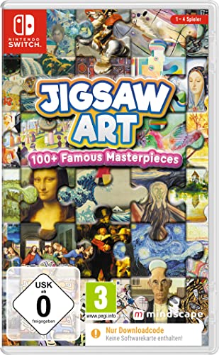 Jigsaw Art: 100+ Famous Masterpieces (Code in a Box) (Switch) von Mindscape