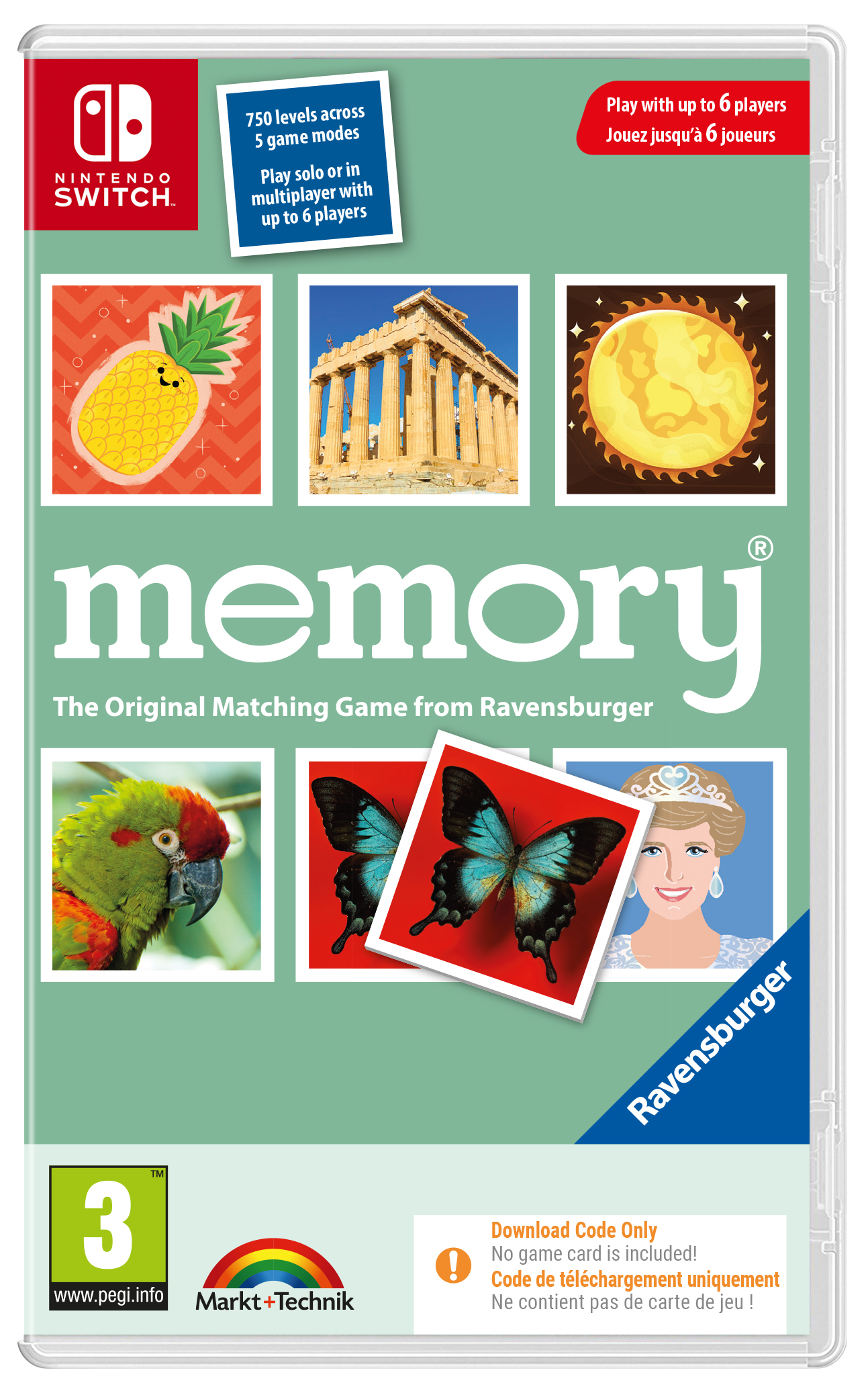 RAVENSBURGER: MEMORY (Code In A Box) von Mindscape