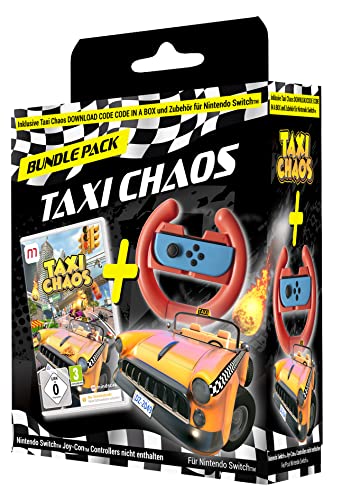 Taxi Chaos Racing Wheel Bundle (Switch) von Mindscape