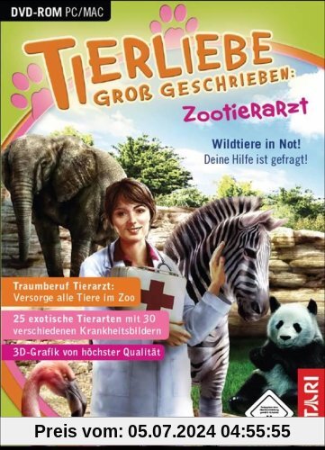 Tierliebe groß geschrieben: Zootierarzt (PC+MAC-DVD) von Mindscape