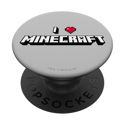 Minecraft I Heart Minecraft Logo PopSockets mit austauschbarem PopGrip Minecraft I Heart Minecraft Logo PopSockets mit austauschbarem PopGrip von Minecraft