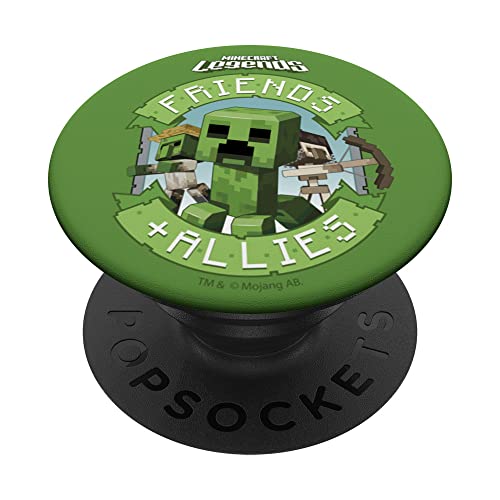 Minecraft Legends Friends & Allies Mobs Portrait PopSockets mit austauschbarem PopGrip von Minecraft