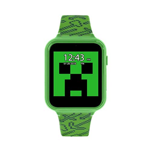 Minecraft Smartwatch mit Kamerafunktion, MIN4045ARG, grün, Riemen Minecraft Smartwatch mit Kamerafunktion, MIN4045ARG, grün, Riemen von Minecraft
