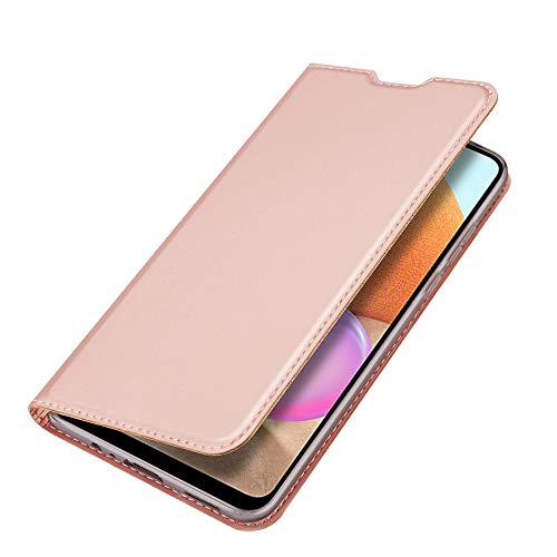 MingMing Hülle für Xiaomi 11 Lite 5G NE Premium PU Ledertasche Schutzhülle Ultradünne Seidige Handyhülle Magnetischer Flip Wallet Cover, Kompatibel mit Xiaomi 11 Lite 5G NE, Roségold von MingMing