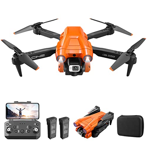 Mingfuxin Faltbare Drohne mit Kamera für Anfänger, RC Quadcopter Drohne mit App WIFI FPV Live-Video, Höhenhaltung, Headless-Modus One-Key-Abheben Landung für Erwachsene Kinder von Mingfuxin