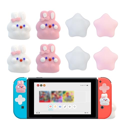 Minging 8 Stück Joystick Caps Kappen,Stick Kappen Aufsätze Daumengriffkappen Silikon Knöpfe Thumb Grips Schützende Daumengriff Abdeckungen Controller Zubehör, Joystick Kappen Minging 8 Stück Joystick Caps Kappen,Stick Kappen Aufsätze Daumengriffkappen Silikon Knöpfe Thumb Grips Schützende Daumengriff Abdeckungen Controller Zubehör, Joystick Kappen von Minging