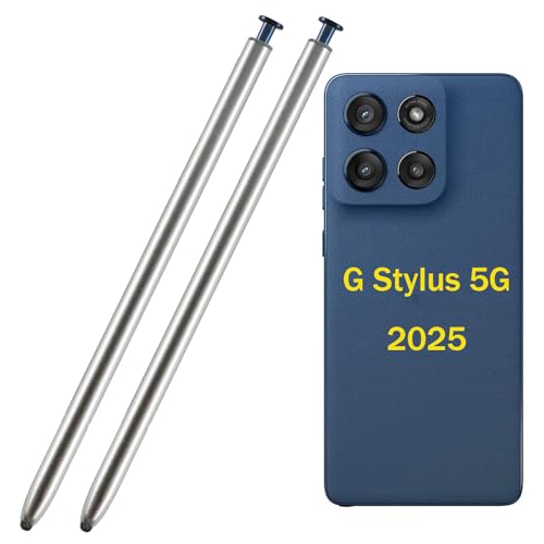 2 Pack G Stylus 2025 Stift für Motorola Moto G Stylus 5G 2025 Stylus Pen Ersatz für Moto G Stylus 5G (2025) Alle Versionen Touchscreen S Pen(Pantone Gibraltar Sea) von Mingxiong