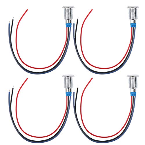 10 Mm 2 Color Wasserdichte Metall vor Verzerrung Runde LED -LED -Anzeigeleuchten Common Anode (Rotblau) von Mingzhe