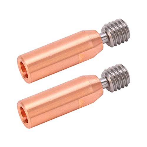 3D -Drucker -Halsdüse Ti Legierung Kupfer Bimetal für Ender 3 Pro Hotend, 2 Pack von 2 (1,75 mm Bohrung) von Mingzhe