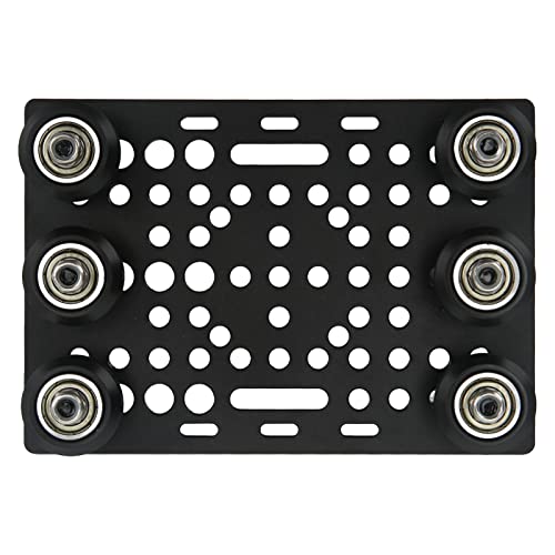 Aluminium-Gantryplatte Schwarz Anodized Oberflächen 3D-Druckerplatte mit Riemenscheibe 0,8-3,1in Universal Anwendung (Schwarze Schwangerschaft) von Mingzhe