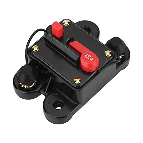 DC12V 250A -Leichtmetallschalter Rücksetzsicherung für Auto Marine Boat Stereo Audio Elektrische Trennung DC12V 250A -Leichtmetallschalter Rücksetzsicherung für Auto Marine Boat Stereo Audio Elektrische Trennung von Mingzhe