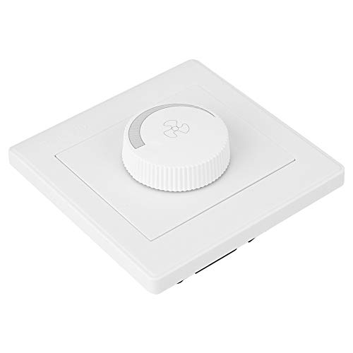 Deckenleuchten Lüftersteuerschalter Weißer Wandtafelknopf AC250V 100W 86 X 86 Mm für Elektrische Lüfter und Glühlampen von Mingzhe