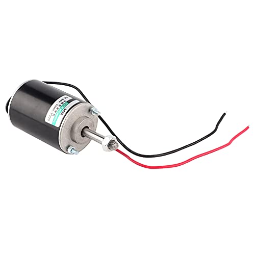 Gleichstrommotor Permanenter Magnet Hoher Geschwindigkeit Niedriger Geräusch Mini Gebürstet Elektromotor 30W Süßwarenblättermaschine (24v7000 rev) von Mingzhe