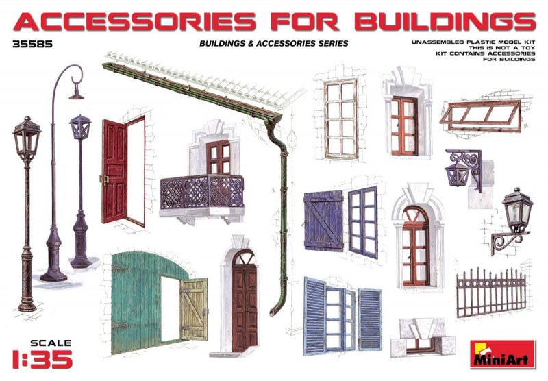 Accessories for Buildings von Mini Art