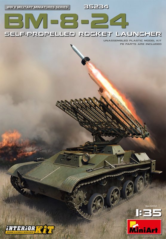 BM-8-24 Self-Propelled Rocket Launcher - Interior Kit BM-8-24 Self-Propelled Rocket Launcher - Interior Kit von Mini Art