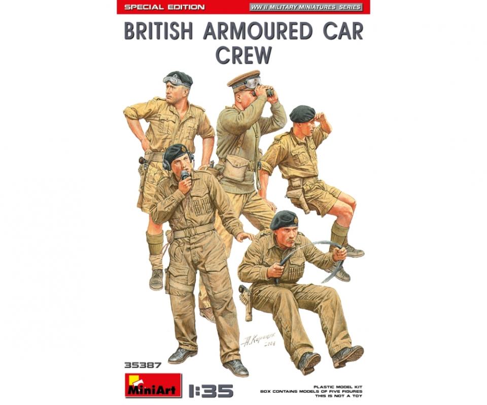 Britische Panzerbesatzung - Special Edition - Figurenset von Mini Art