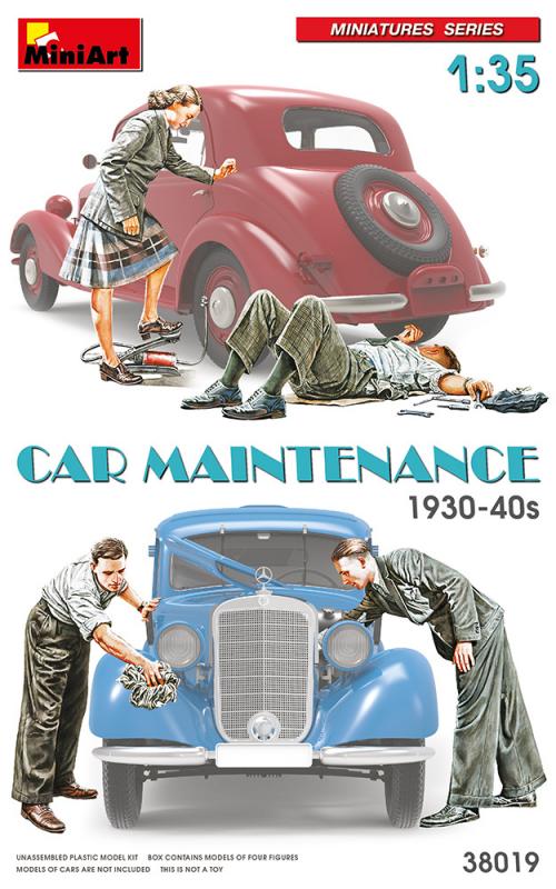 Car Maintenance 1930-40s von Mini Art