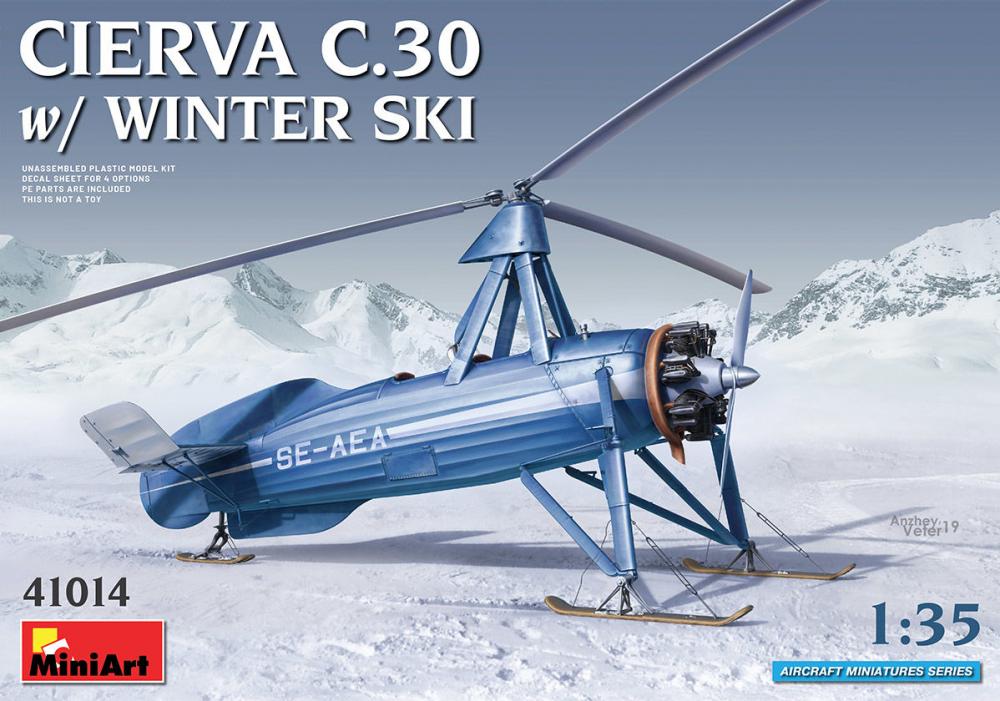 Cierva C.30 with Winter Ski von Mini Art